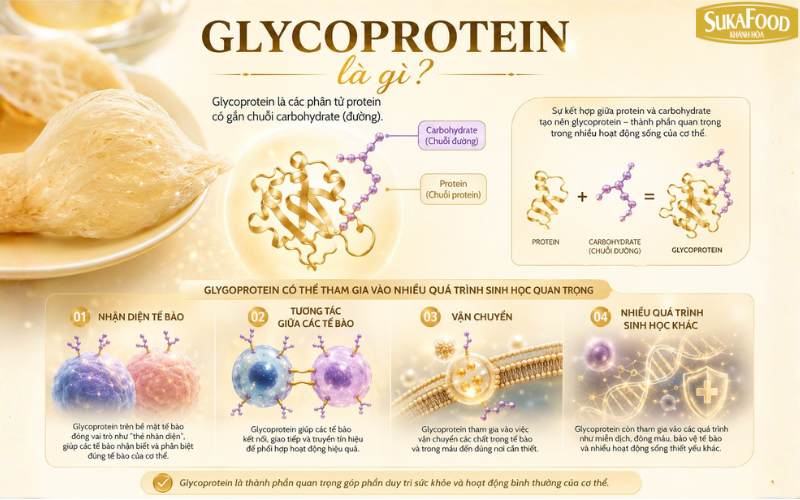 glycoprotein trong yến sào là gì?