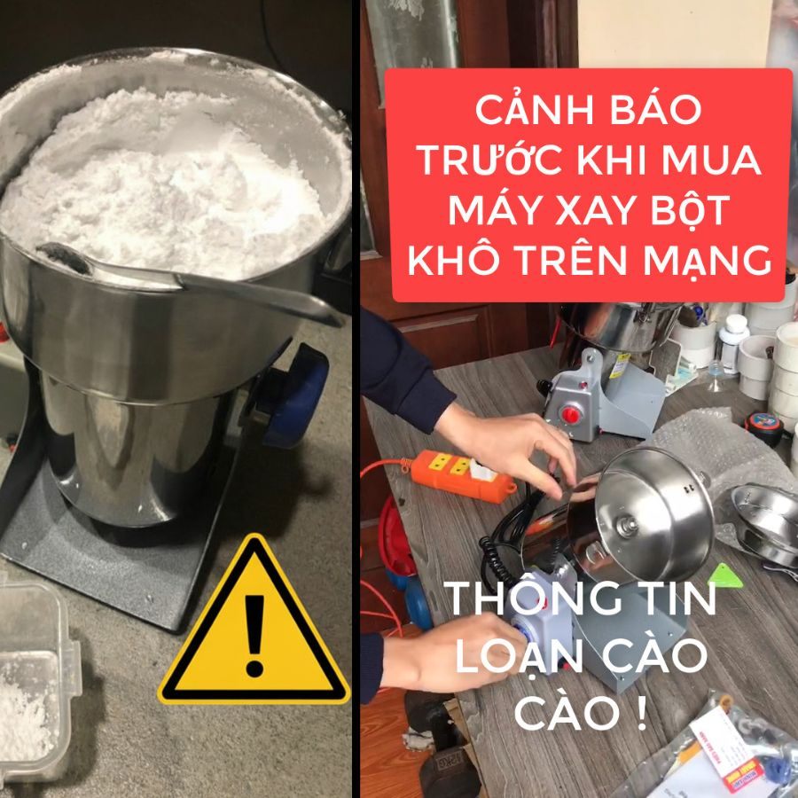 Cảnh Báo LỪA ĐẢO Khi Mua Máy Xay Bột Khô! Cách Chọn Đúng Chuẩn