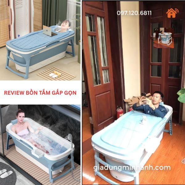 Bồn Tắm Gấp Gọn Loại Dài - Hướng Dẫn Sử Dụng và Q&A Live