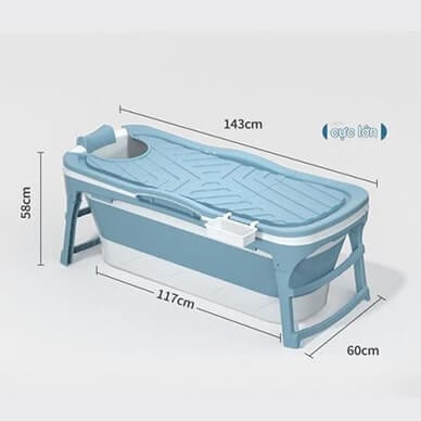 Bồn tắm gấp gọn dài 143cm