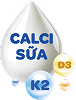 Nhóm dưỡng chất calci sữa, vitamin d3, kẽm