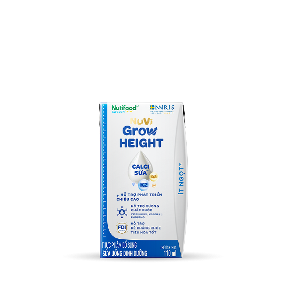 Sữa pha sẵn ít ngọt 110ml