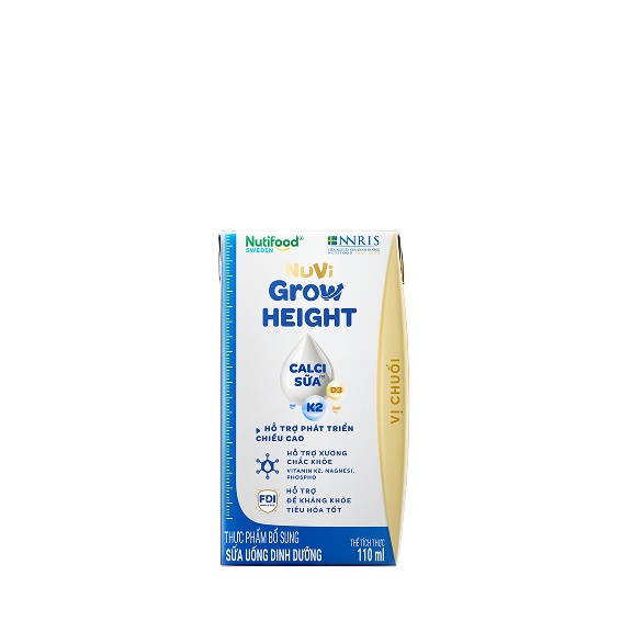 Sữa pha sẵn vị chuối 110ml