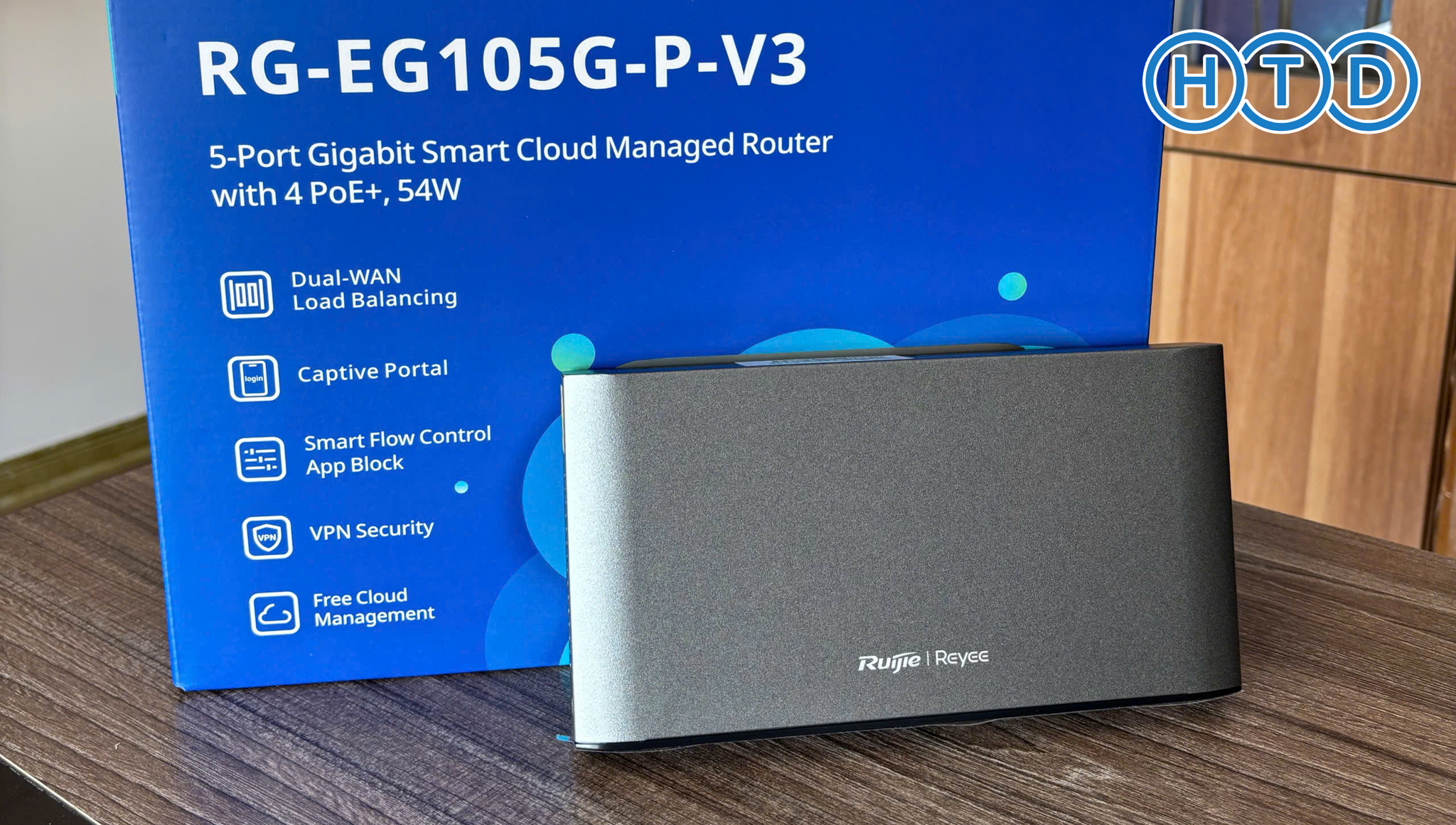 Ruijie Router 105g Review Router Ruijie RG-EG105G-P-V3 – PoE+ 4 Cổng, Dual WAN, Quản Lý C
