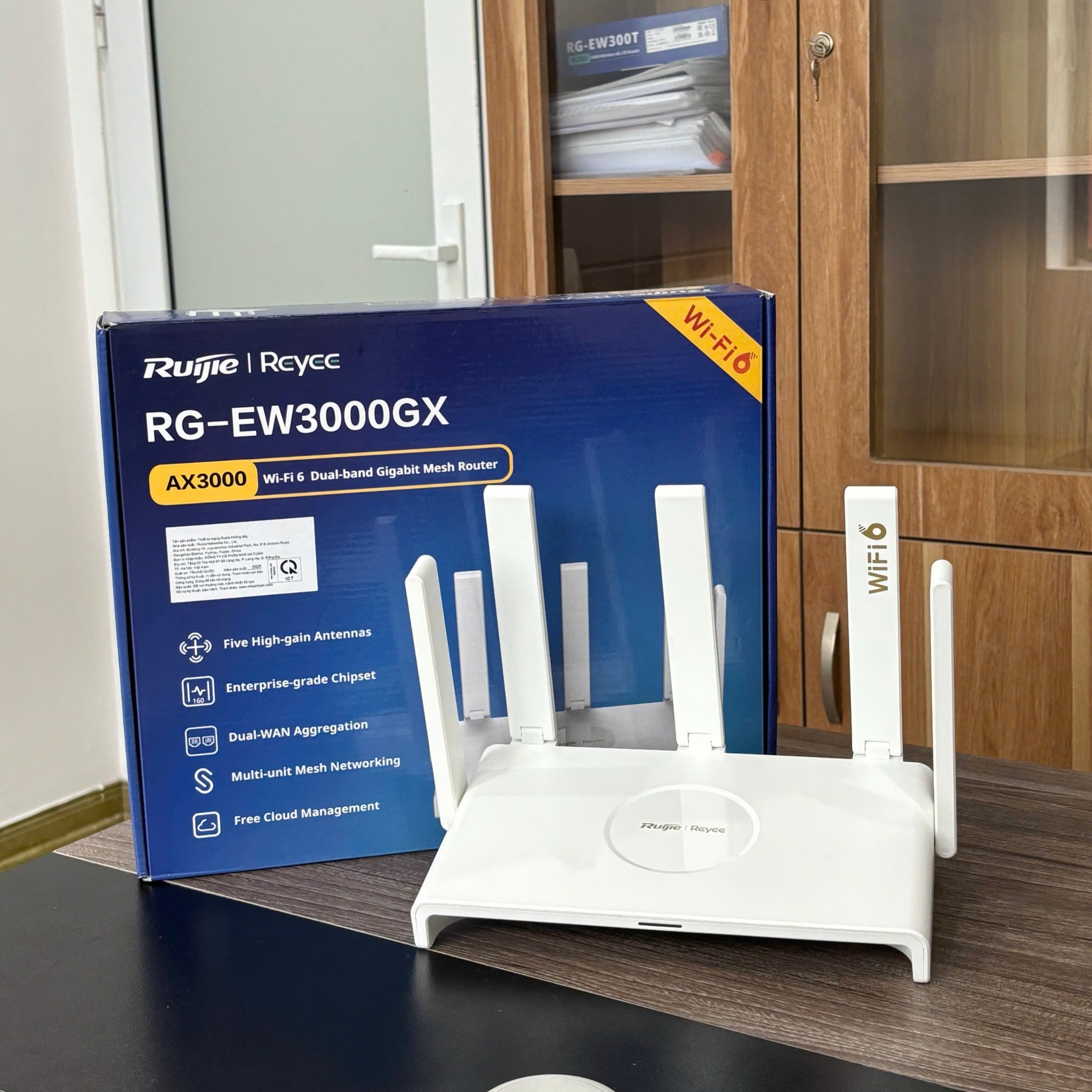 Ruijie RG-EW3000GX AX3000 – Đánh Giá Router WiFi 6 Hiệu Năng Cao, Dễ Q