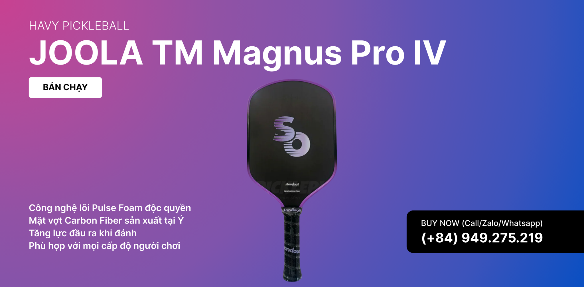 Đánh Giá Chi Tiết Vợt Pickleball Standout CF4 Power NXT GEN: Sức Mạnh Cấp Số Nhân Dành Cho Người Chơi Hiện Đại.