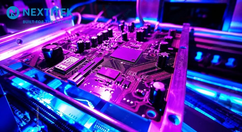 Ứng dụng máy sấy keo UV trong sản xuất điện tử