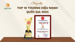 Quê Việt Lọt Top 10 Thương Hiệu Mạnh Quốc Gia 2024