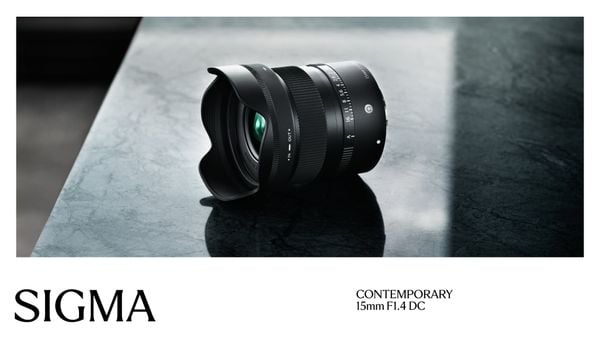 [CHÍNH THỨC RA MẮT] Sigma 15mm F1.4 DC I Contemporary: Nhẹ hơn MỘT NỬA - Tự do sáng tạo GẤP ĐÔI