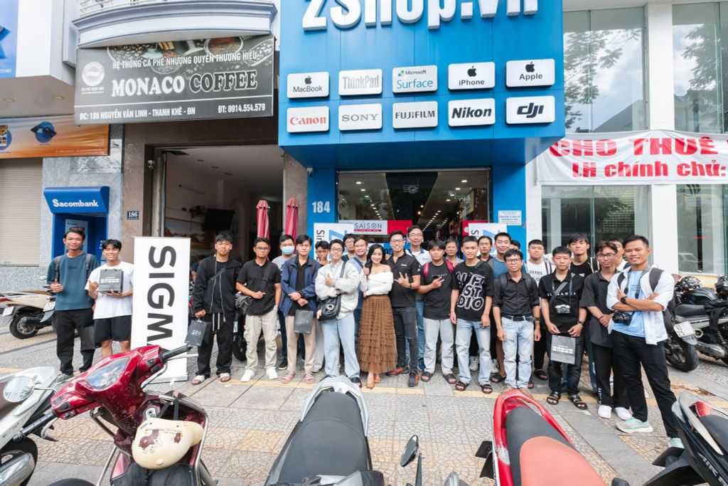 Offline trải nghiệm ống kính Sigma tại Zshop Đà Nẵng