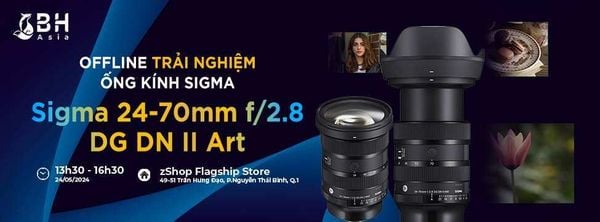 Offline trải nghiệm ống kính Sigma cùng Zshop