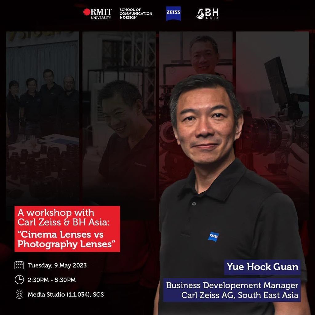 BH Asia Cùng Trường Đại Học RMIT Tại Workshop “Cinema Lenses vs Photography Lenses”