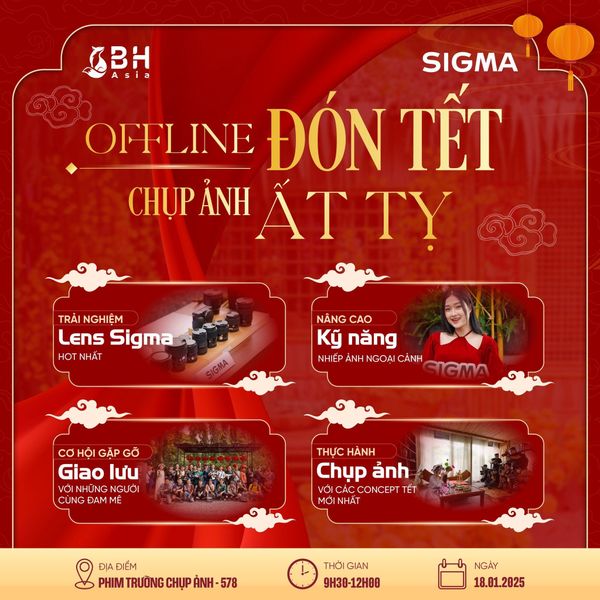 Offline chụp ảnh đón Tết Ất Tỵ