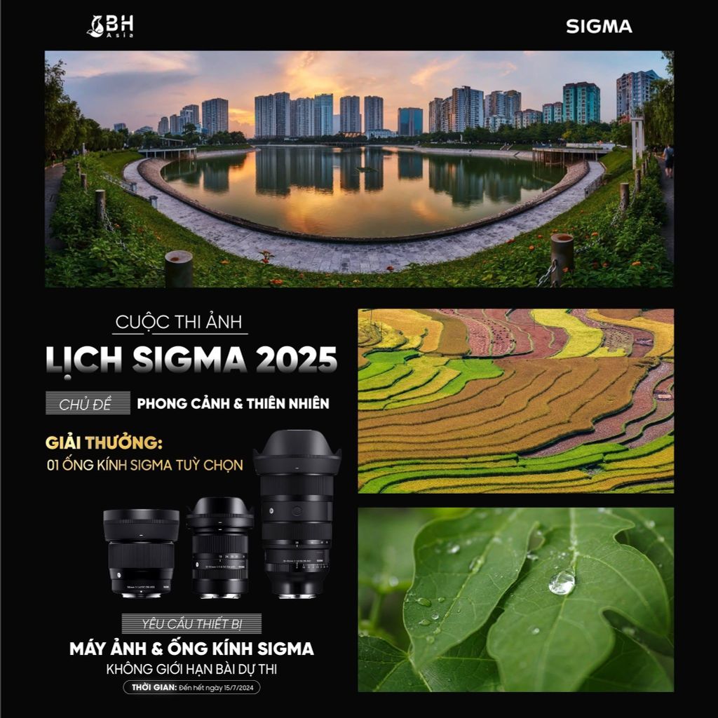 Cuộc thi ảnh Sigma Calendar 2025 chính thức khởi động!