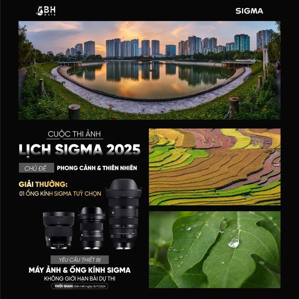 Cuộc thi ảnh Sigma Calendar 2025 chính thức khởi động!