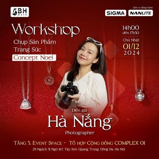 Workshop Chụp Ảnh Sản Phầm Concept Noel