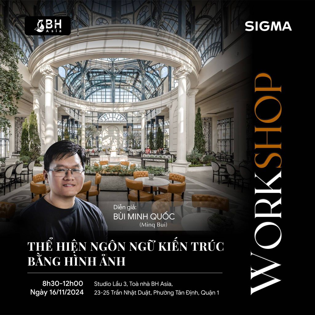 Workshop Thể Hiện Ngôn Ngữ Kiến Trúc Bằng Hình Ảnh