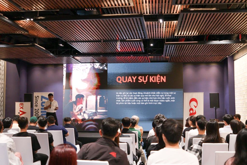 BH Asia đồng hành cùng Canon trong Workshop “Quay phim sự kiện chuyên nghiệp”