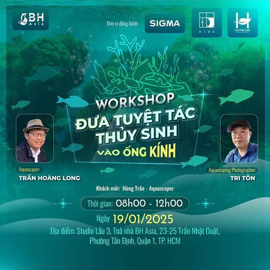 Workshop “Đưa tuyệt tác thủy sinh vào ống kính”