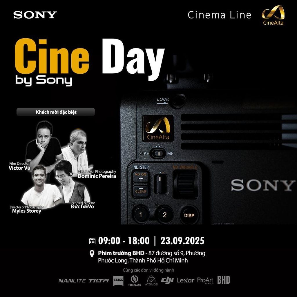 BH Asia đồng hành cùng “Cine Day by Sony 2025” – Ngày hội điện ảnh 