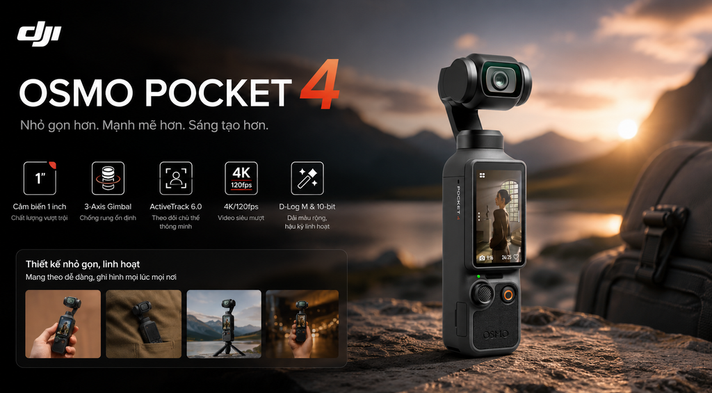 Đánh giá DJI Osmo Pocket 4: 