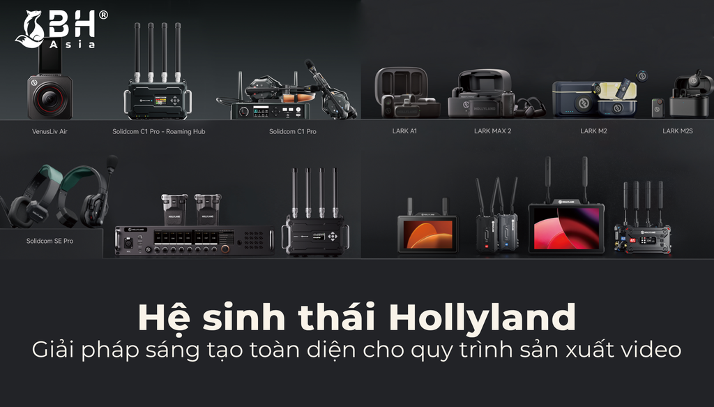 Hệ sinh thái Hollyland: Giải pháp sáng tạo toàn diện cho quy trình sản xuất video