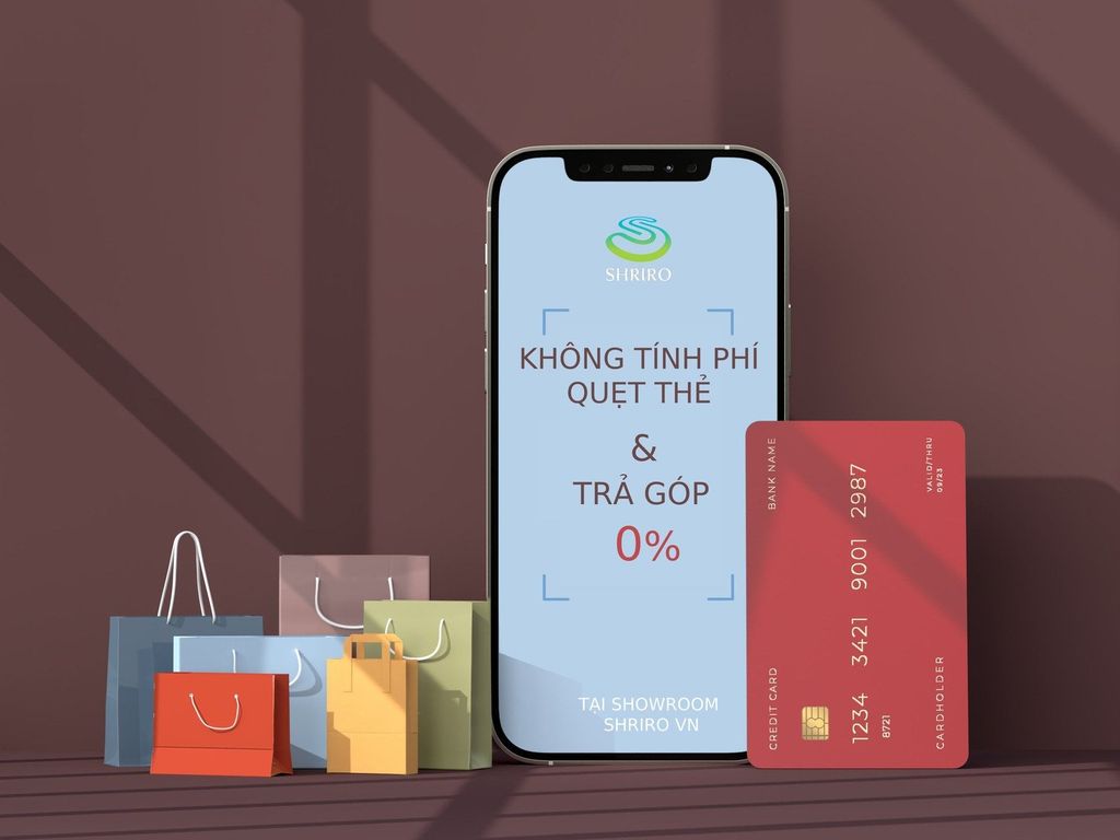 MUA HÀNG TIẾT KIỆM HƠN TẠI SHRIRO VN: TRẢ GÓP 0%, QUẸT THẺ KHÔNG TÍNH PHÍ