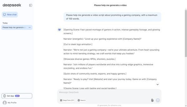 Deepseek ai viết script: Công Cụ Mới Giúp Viết Script Video Triệu View Cho Content Creator