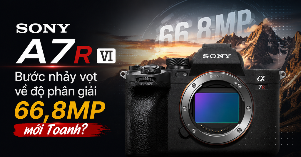 Sony A7R VI: Bước nhảy vọt về độ phân giải 66,8MP mới toanh?