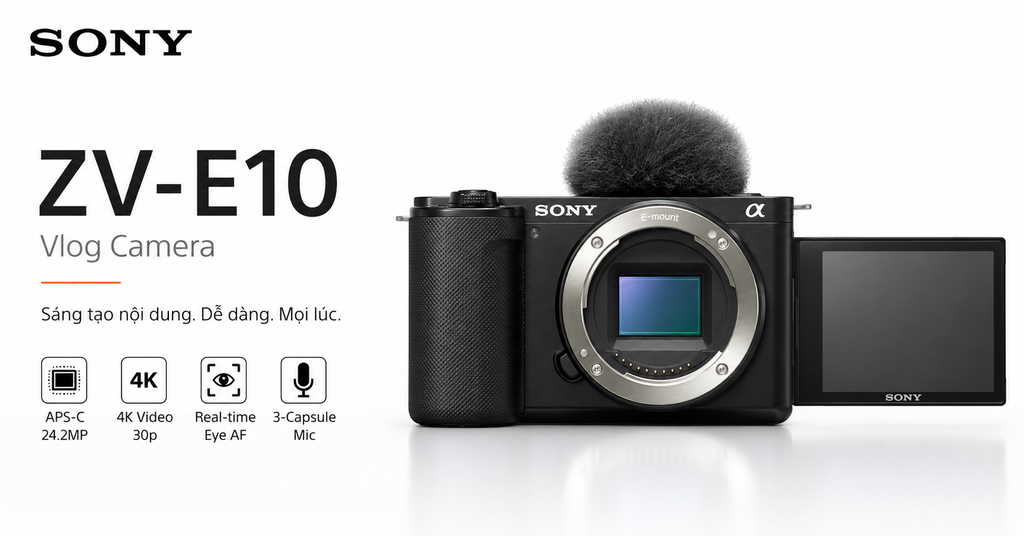 Sony ZV-E10 Năm 2026: Còn Đáng Mua Hay Đã Lỗi Thời Cho Creator?