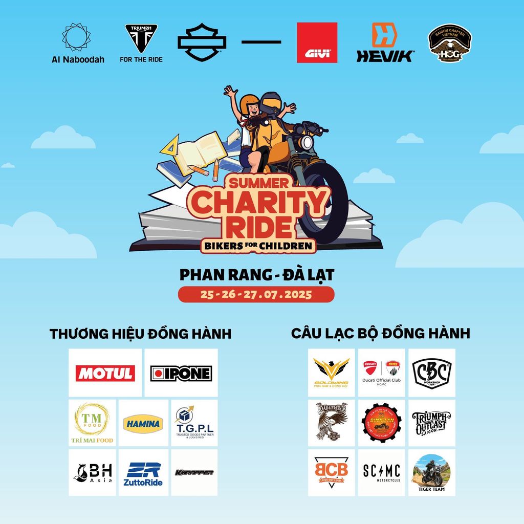 Hành trình thiện nguyện Summer Charity Ride 2025