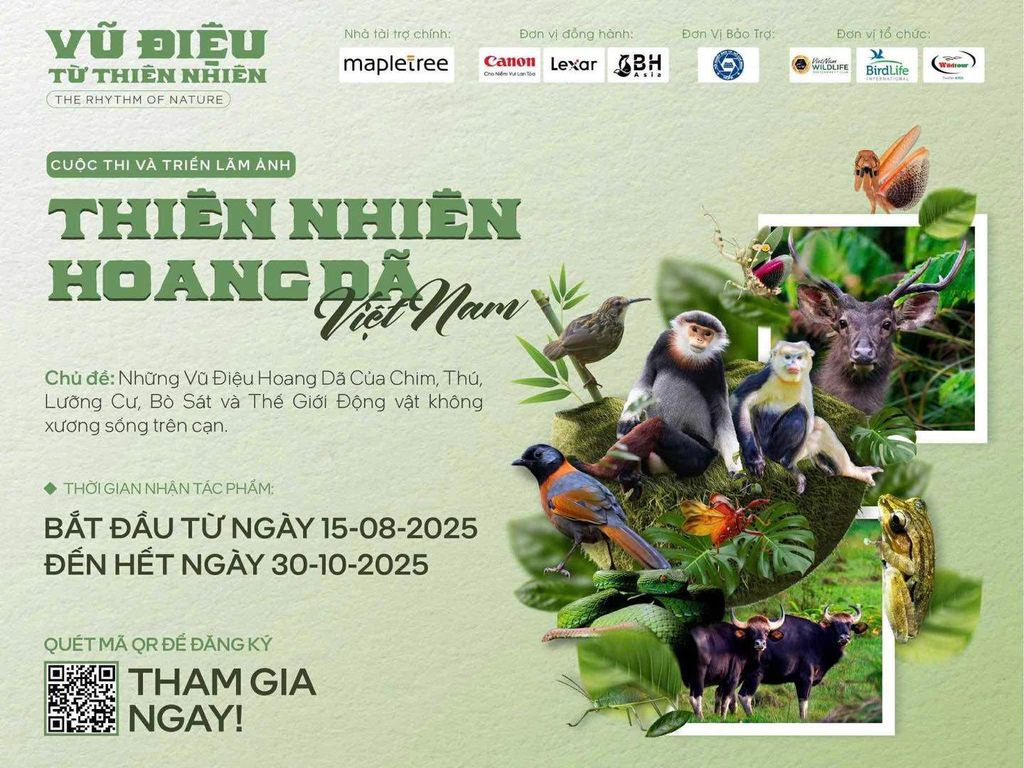 BH Asia đồng hành cùng Cuộc thi & Triển lãm Ảnh “Thiên Nhiên Hoang Dã Việt Nam 2025”