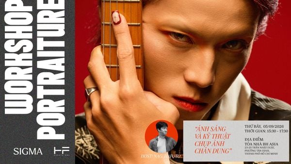 Workshop “Portraiture - Ánh sáng và kỹ thuật chụp ảnh chân dung”
