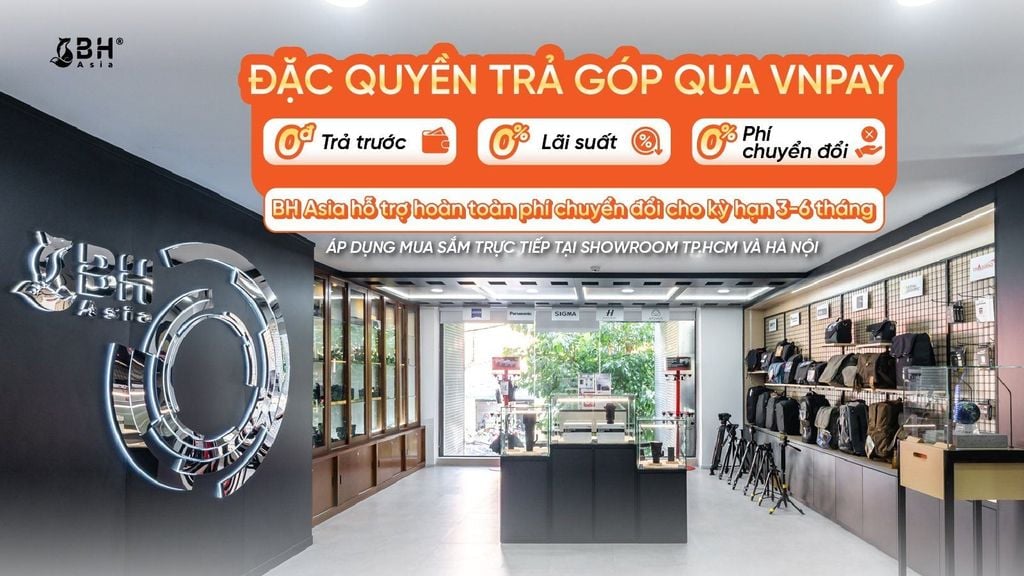 Đặc quyền trả góp qua VNPAY tại BH Asia, cho hành trình sáng tạo thêm dễ dàng