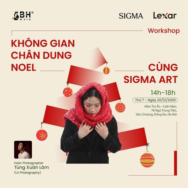 Workshop “Không gian chân dung Noel cùng Sigma Art