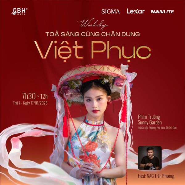 Workshop “Tỏa sáng cùng chân dung Việt Phục”