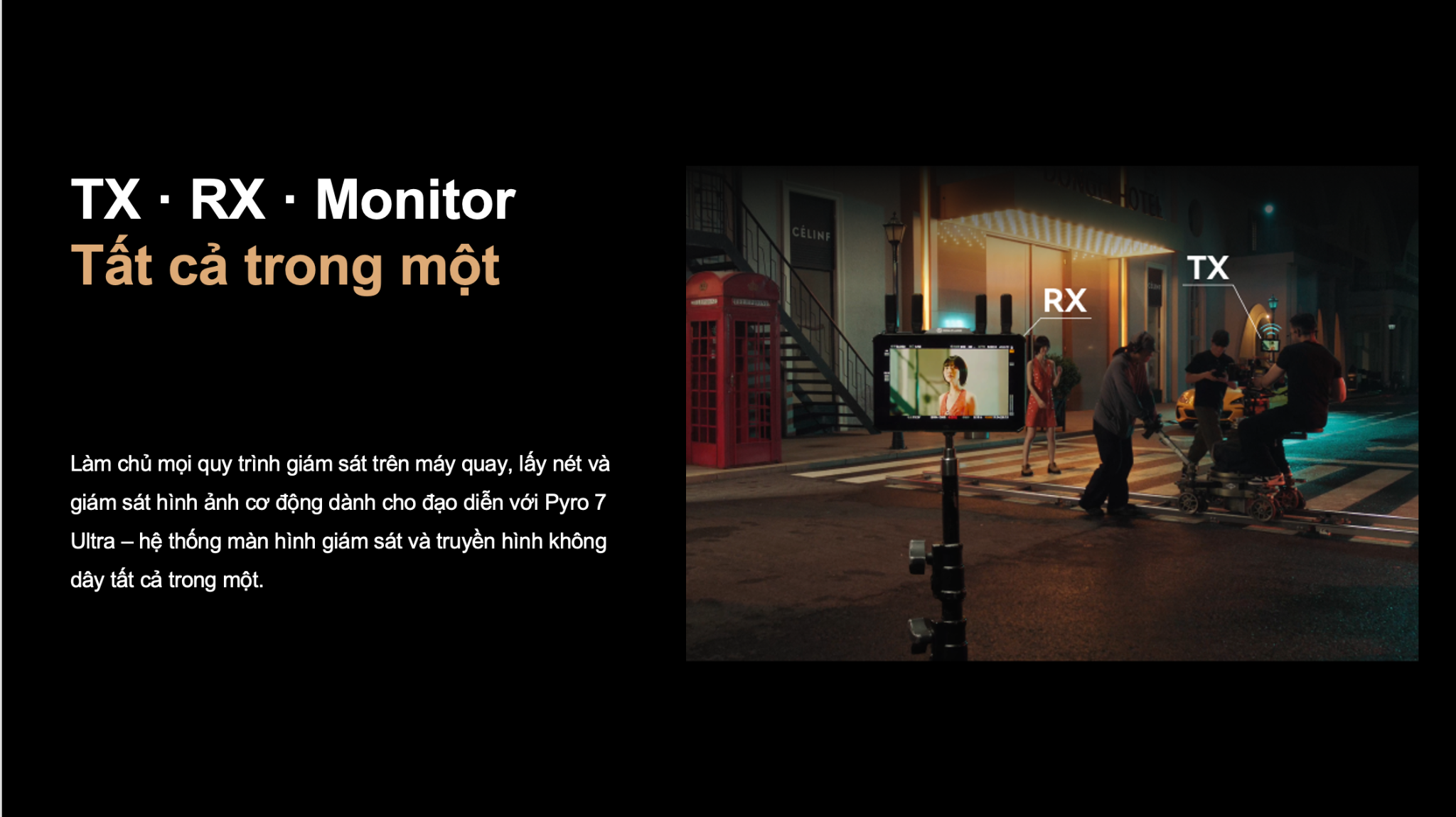 TX - RX - Màn hình – Tất cả trong một