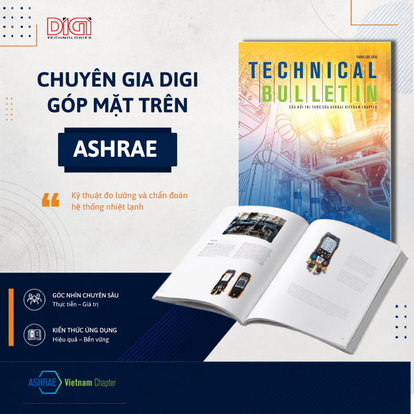 DIGI chính thức góp mặt trên tạp chí kỹ thuật của ASHRAE