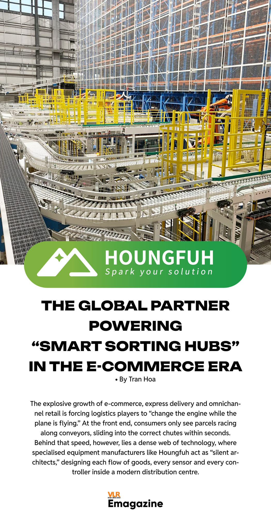 Houngfuh – the Global Partner Powering “Smart Sorting Hubs” in the E-commerce Era