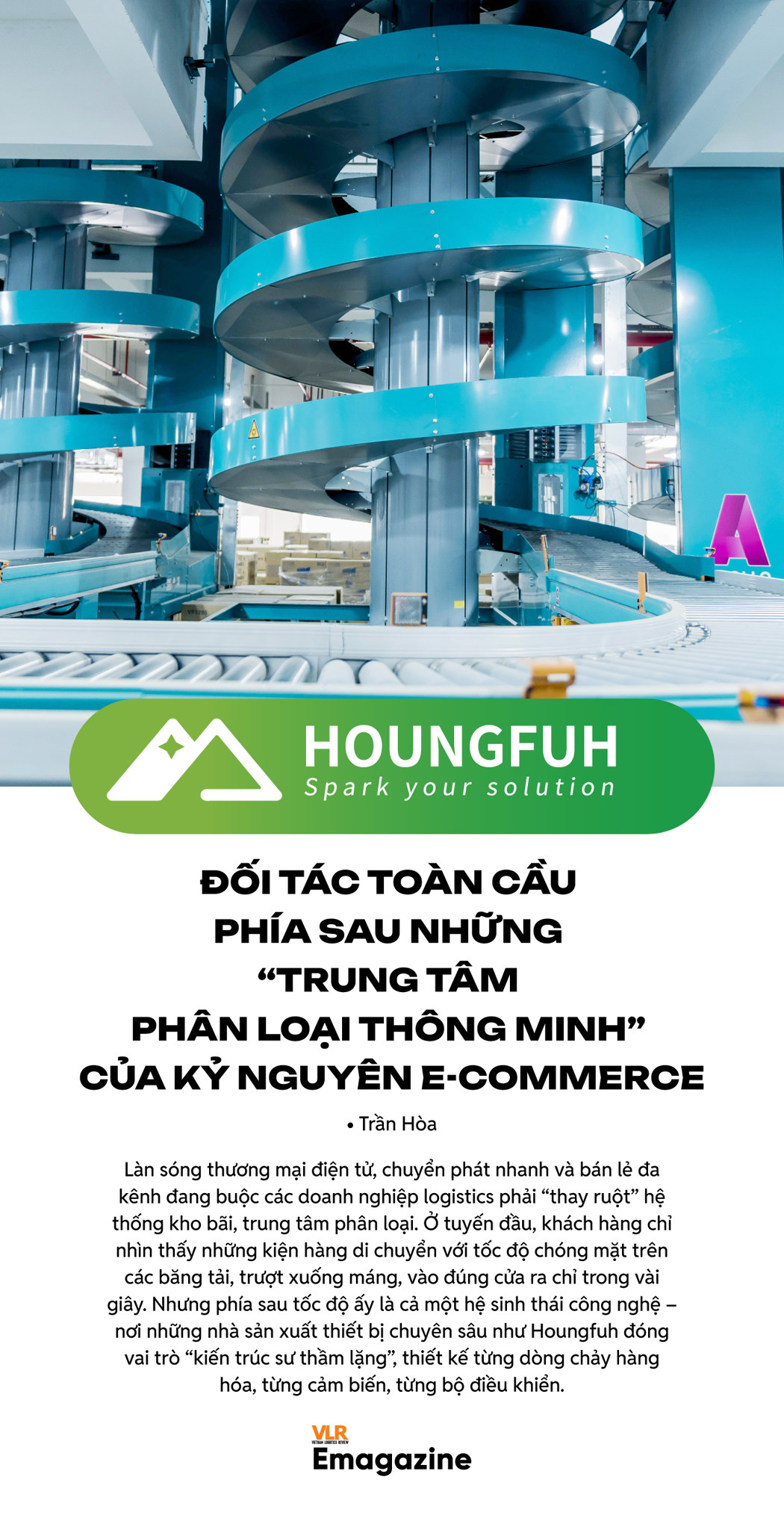 Houngfuh – đối tác toàn cầu phía sau những “trung tâm phân loại thông minh” của kỷ nguyên e-commerce