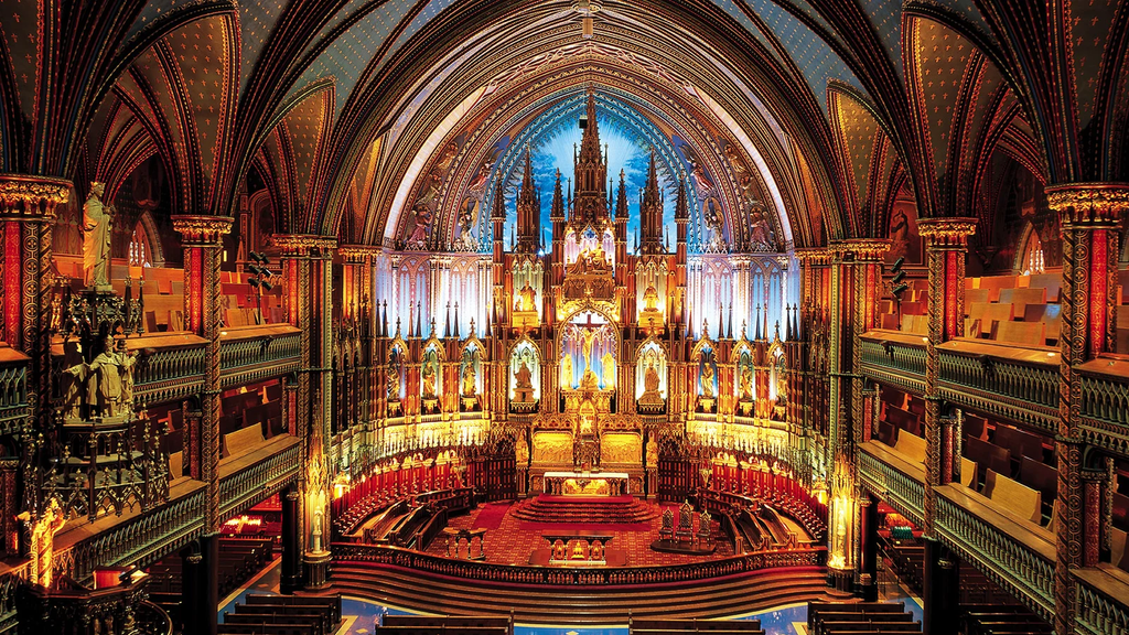 Nhà thờ Đức Bà Montreal (Notre-Dame Basilica) – Kiệt Tác Gothic Hơn 200 Năm Tuổi Và Trái Tim Của Thành Phố Montreal