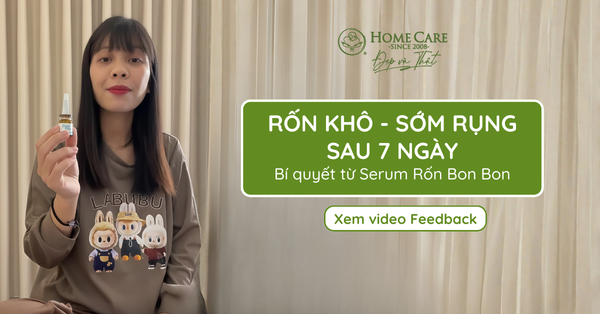 Mẹ bỉm khoe rốn bé khô và lành chỉ sau 1 tuần nhờ Serum Bon Bon
