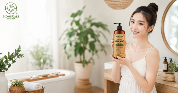 Dầu gội cho mẹ sau sinh giảm rụng tóc, gàu từ thảo dược