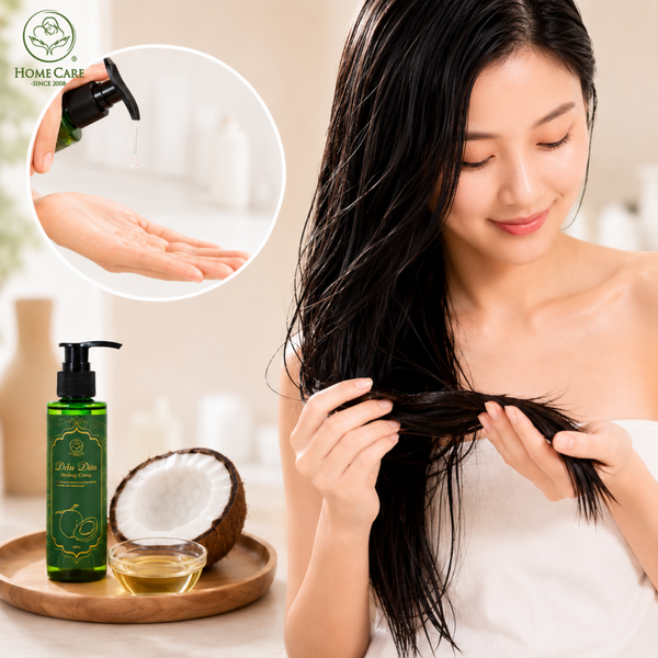 Dưỡng phần ngọn tóc