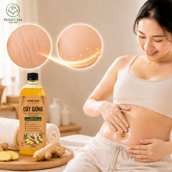 Hỗ trợ cải thiện vùng da thâm sạm, rạn da sau sinh