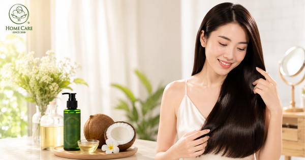 Điểm danh 4 tác dụng của dầu dừa cho mái tóc suôn mượt tự nhiên