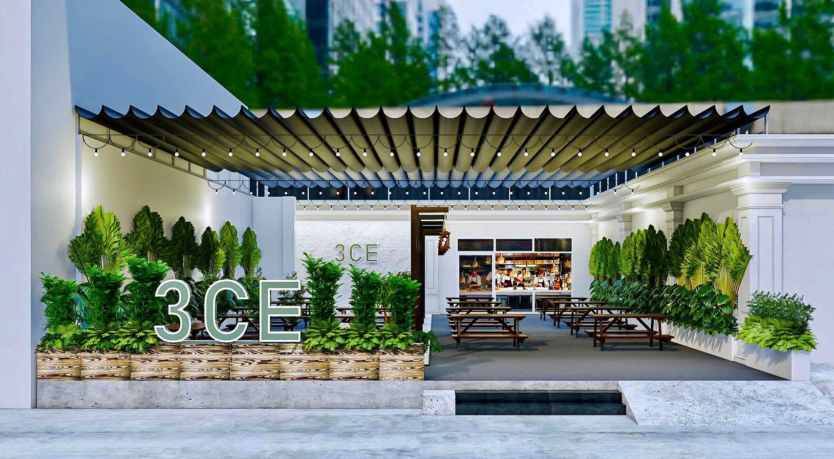 Dự Án Quán Ẩm Thực 3CE – Phong Cách Hiện Đại, Gần Gũi Và Ấn Tượng