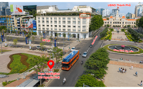 Hướng dẫn vị trí trạm Viet BigBus