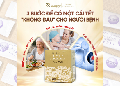 3 bước để người bệnh ung thư có một cái Tết “không đau”