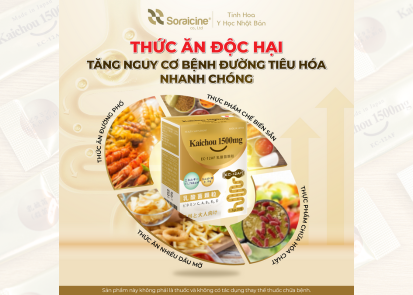 Thức ăn độc hại: Nguy cơ âm thầm tàn phá đường ruột – Cảnh báo từ góc nhìn tiêu hóa